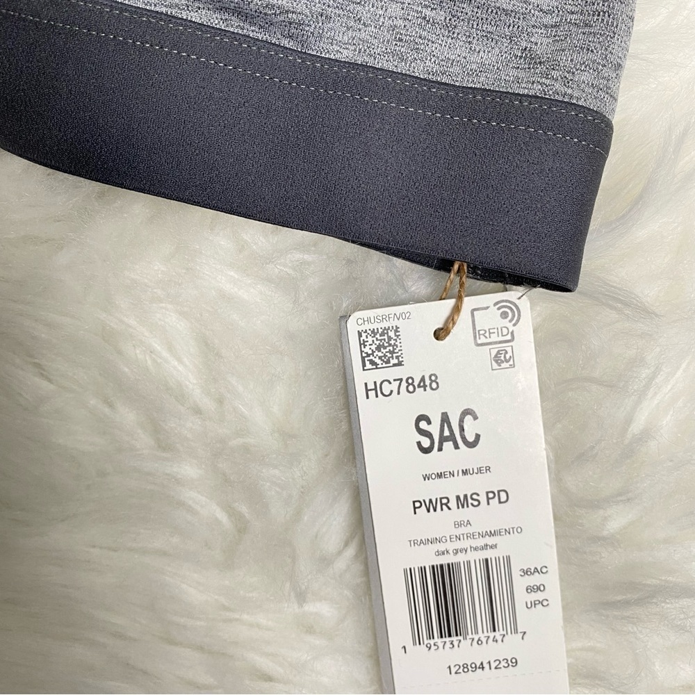 ADIDAS Powerreact Training Medium-Support Bra - Picture 7 of 9